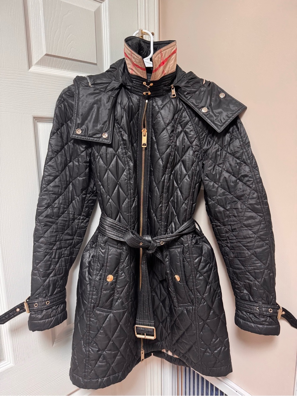 Burberry Quilted Trench Coat